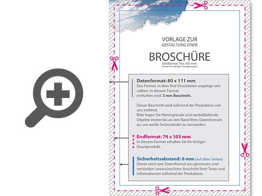 Product Bild brosch__re_mit_ring__sen__endformat_din_a7__88-seitig